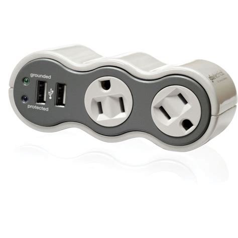 surge protector with rotating outlets